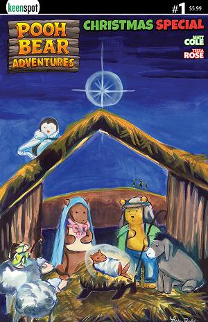 Pooh Bear Adventures Christmas Special #1 CVR C (ONE SHOT) CVR C TESSA ROSE THE NATIVITY cover