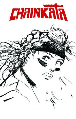 Chainkata #1 CVR I CVR I INC 1:1000 DANIEL WARREN JOHNSON ORIGINAL HEAD SKETCH cover