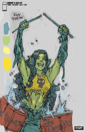 Hornsby & Halo #17 CVR C CVR C FRANCIS MANAPUL DESIGN SKETCH cover