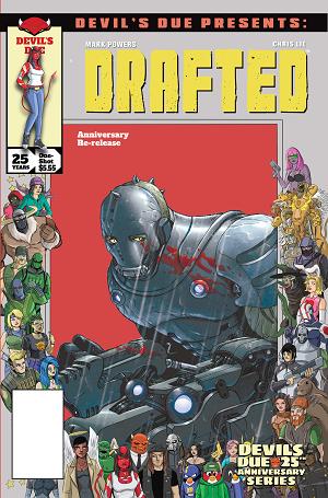 Devils Due Presents Drafted #1 CVR D (ONE SHOT) CVR D CHRIS LIE JOSH BLAYLOCK 25TH ANNIVERSARY HOMAGE cover