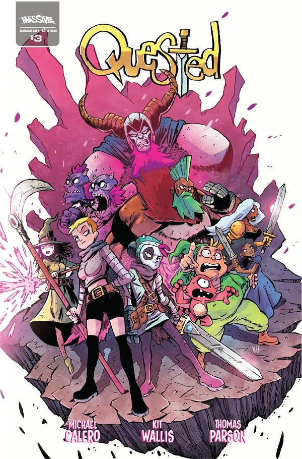 Quested #3 cover by Kit Wallis