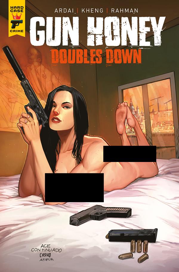 Gun Honey Doubles Down Nude #1 cover by Kendrick Lim