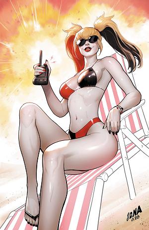 Harley Quinn #68 CVR B CVR B DAVID NAKAYAMA CARD STOCK cover