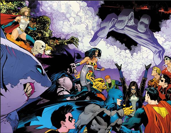 Justice League Unlimited #25 cover by Dan Mora