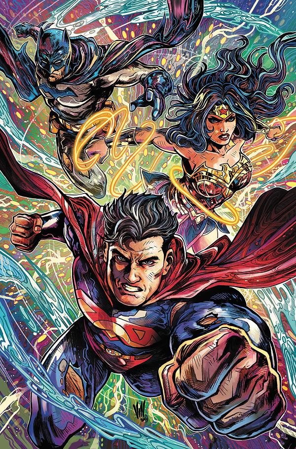 Justice League Unlimited #25 variant cover by Vincenzo Riccardi