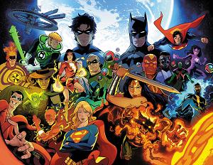 Justice League Unlimited #25 CVR I CVR I RAFAEL PEREZ WRAPAROUND CARD STOCK cover