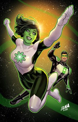 Green Lantern #41 CVR B CVR B DAVID NAKAYAMA CARD STOCK cover