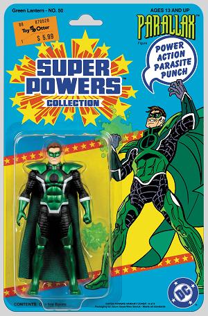 Green Lantern #50 CVR B FACSIMILE EDITION CVR B JASON GEYER & ALEX SAVIUK PARALLAX SUPER POWERS CARD STOCK cover