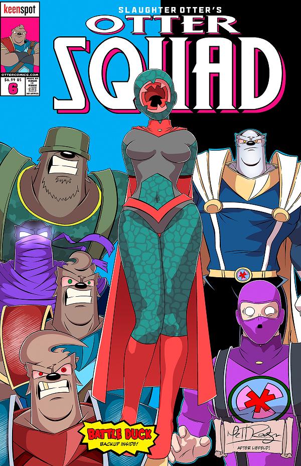 Otter Squad #6 variant cover by Matt Rodgers