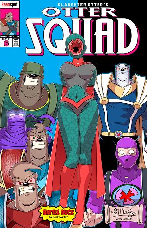 Otter Squad #6 CVR C CVR C MATT RODGERS NEW MUTANTS #98 HOMAGE cover
