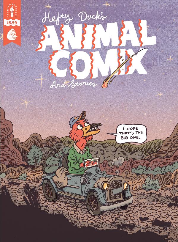 Animal Comix And Stories #1 cover by Noah Van Sciver