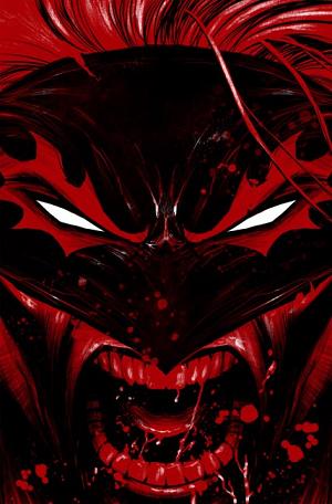 Final Boss #1 CVR D BLACK WHITE AND BLOOD REPRINT CVR D INC 1:25 TYLER KIRKHAM SNARL VIRGIN cover