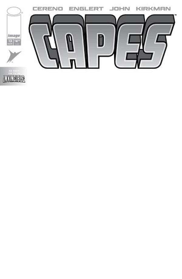 Invincible Universe Capes #13 variant cover by Blank Sketch