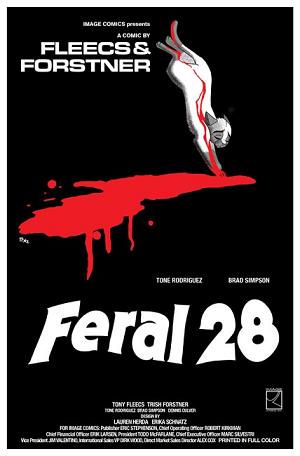 Feral #28 CVR B CVR B TONY FLEECS & TRISH FORSTNER SUSPIRIA HOMAGE cover