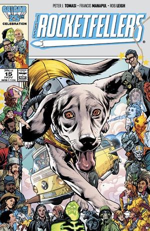 Rocketfellers #15 CVR B CVR B BRYAN HITCH & BRAD ANDERSON GEIGER #25 ANNIVERSARY cover