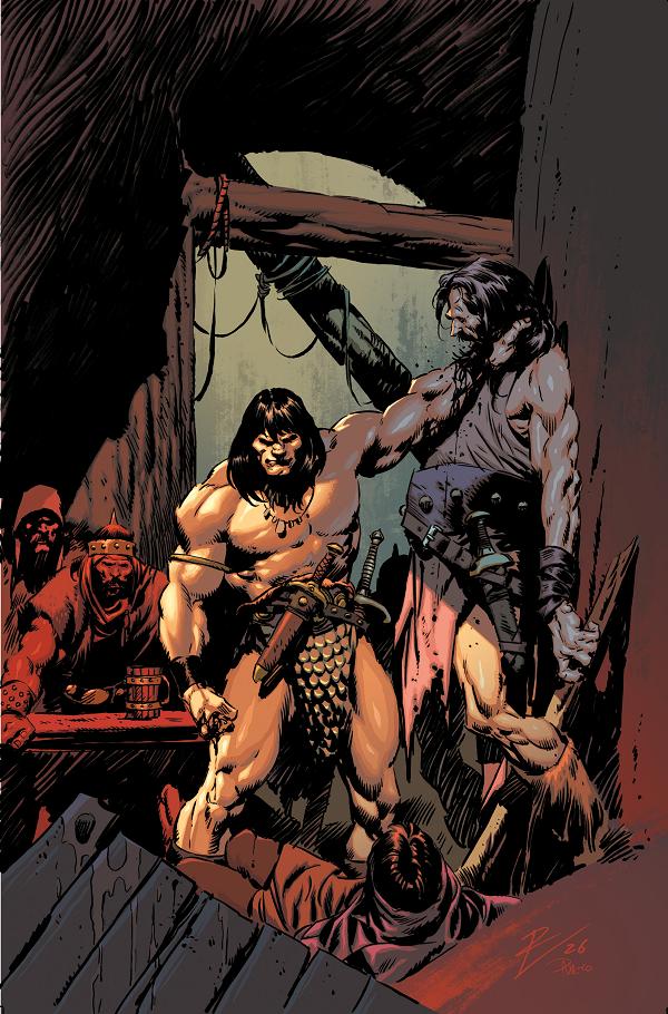 Conan The Barbarian #37 variant cover by Robert De La Torre