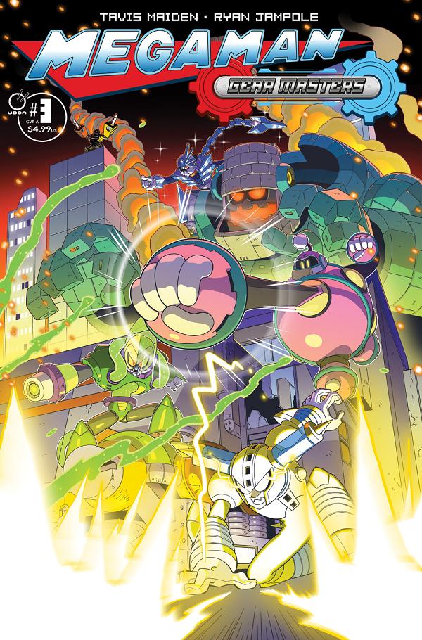Mega Man Gear Masters #3 cover by Ryan Jampole