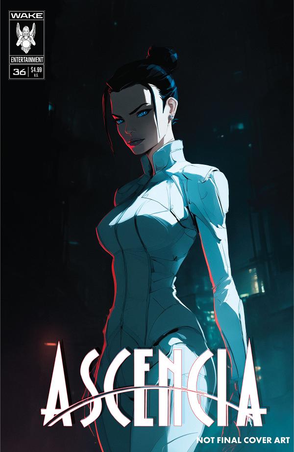 Ascencia #36 cover by Damon Polioudakis