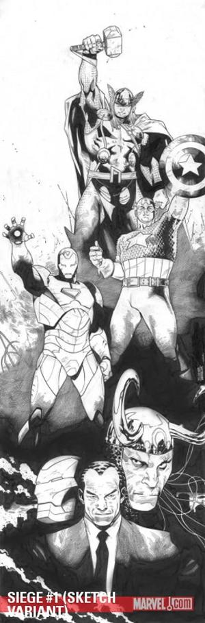 Siege #1 (SKETCH cover
