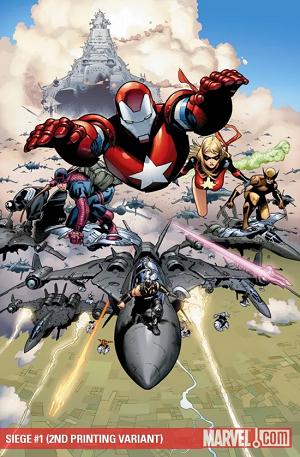 Siege #1 (2ND PRINTING cover