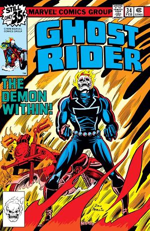 Ghost Rider #34  cover