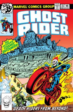 Ghost Rider #33  cover