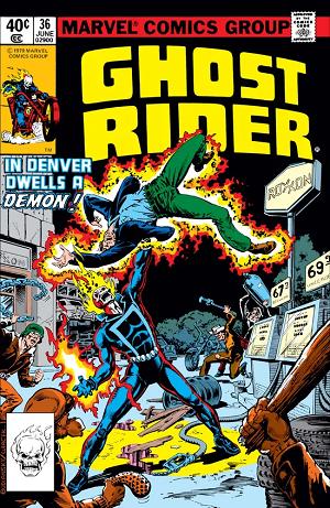 Ghost Rider #36  cover