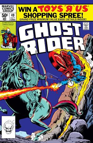 Ghost Rider #49  cover