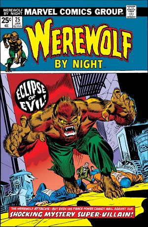 Werewolf By Night #25 cover