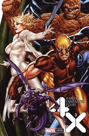 X-Men/Fantastic Four #3 cover