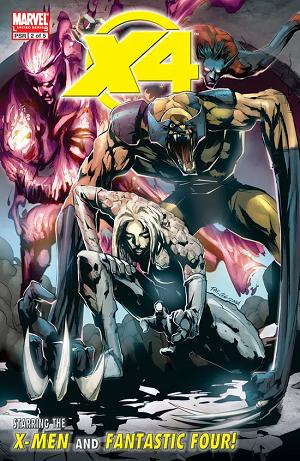 X-Men/Fantastic Four #2 cover