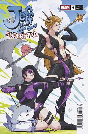 Jeff The Land Shark: Superstar #4 JHONY CABALLERO VARIANT cover