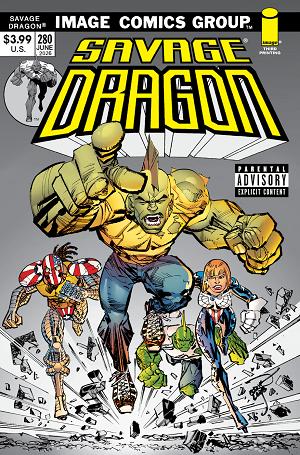 Savage Dragon #280 cover