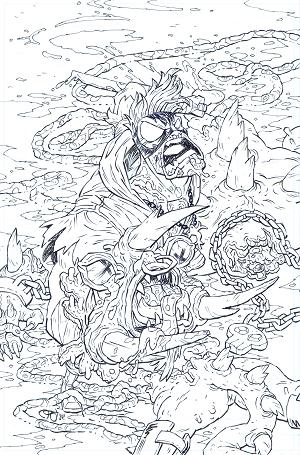 Final Boss #10 CVR F CVR F INC 1:50 DEREK HUNTER B&W VIRGIN cover