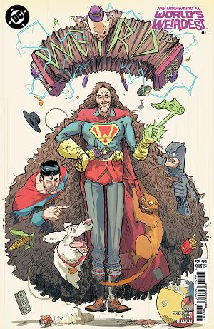 Batman Superman Weird Al Worlds Weirdest #1 CVR C (ONE SHOT) CVR C RILEY ROSSMO CARD STOCK cover