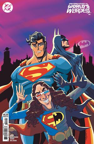 Batman Superman Weird Al Worlds Weirdest #1 CVR D (ONE SHOT) CVR D JERRY GAYLORD CARD STOCK cover