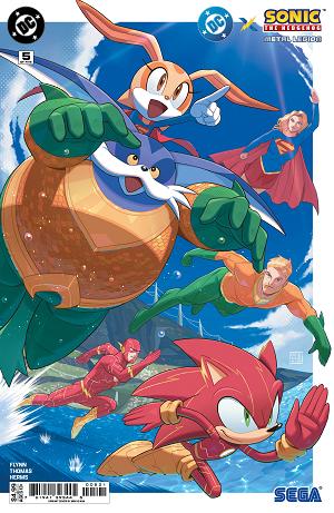 Dc X Sonic The Hedgehog Metal Legion #5 CVR B (OF 5) CVR B MIN HO KIM CARD STOCK cover