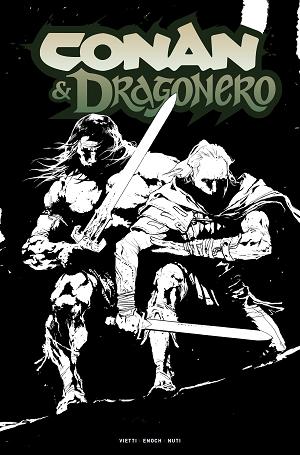 Conan The Barbarian And Dragonero #5 CVR D (OF 7) CVR D STEVAN SUBIC INKS cover