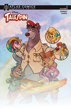 Talespin #1 CVR H CVR H CAT STAGGS ATLAS EDITION SIGNED BY AMANDA DEIBERT AND CAT STAGGS cover