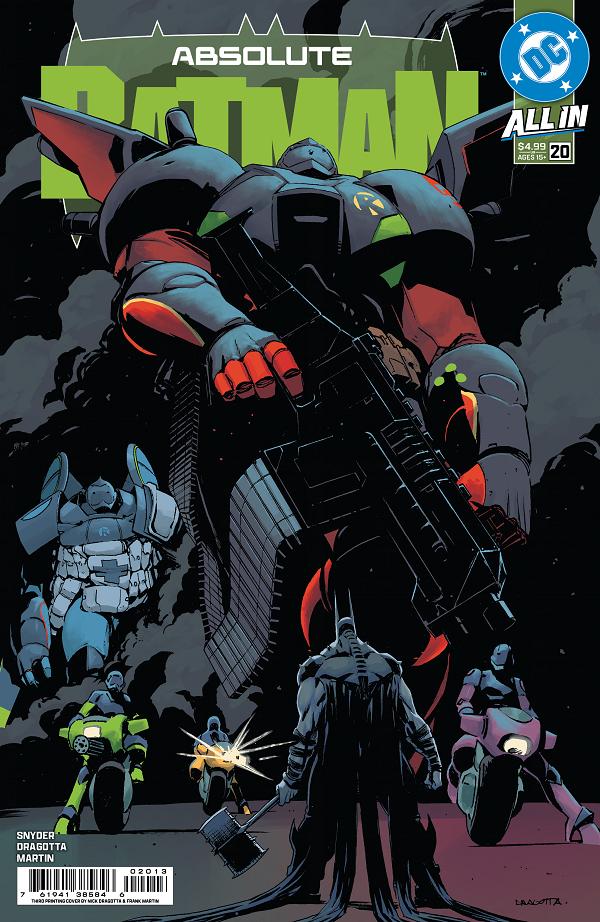 Absolute Batman #20 variant cover by Nick Dragotta