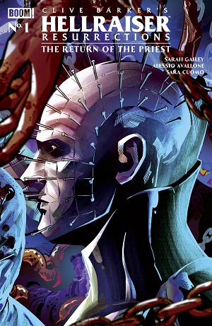 Hellraiser: Resurrections - The Return Of The Priest A Main (Dressed, Howard) #1 B Variant (Dressed, Sabbatini) cover