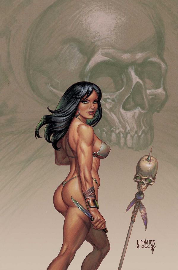 Fire And Ice #5 variant cover by Joseph Michael Linsner