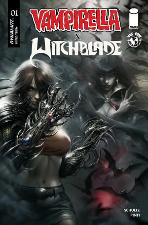 Vampirella X Witchblade Special #1 CVR O (ONE SHOT) CVR O FRANCESCO MATTINA FOIL cover