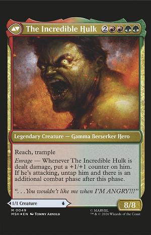 Infernal Hulk #8 TOMMY ARNOLD MAGIC: THE GATHERING VARIANT cover