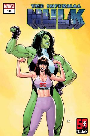 Infernal Hulk #10 HUMBERTO RAMOS MARY JANE WATSON VARIANT cover