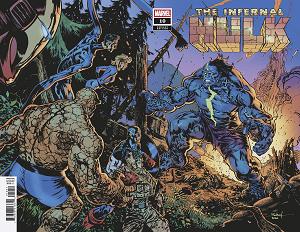 Infernal Hulk #10 JONAS SCHARF WRAPAROUND BATTLE VARIANT cover