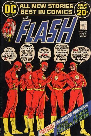 The Flash #217 null cover