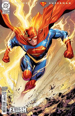 Flash #21 CVR D CVR D TYLER KIRKHAM SUPERSMASH-UP CARD STOCK cover