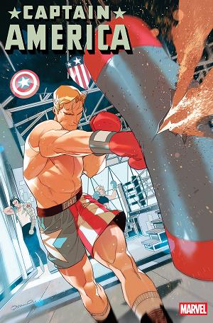 Captain America #17 SIMONE DI MEO WORKOUT VARIANT cover