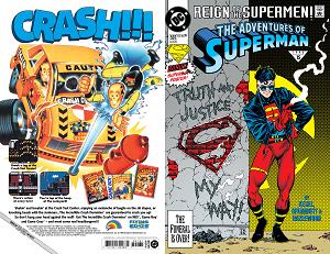 Adventures of Superman #501 CVR C FACSIMILE EDITION CVR C TOM GRUMMETT FOIL cover